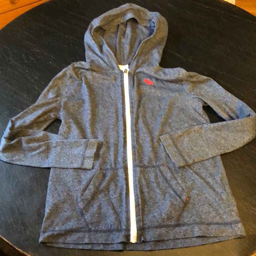 Boys Abercrombie zip up hoodie with pockets